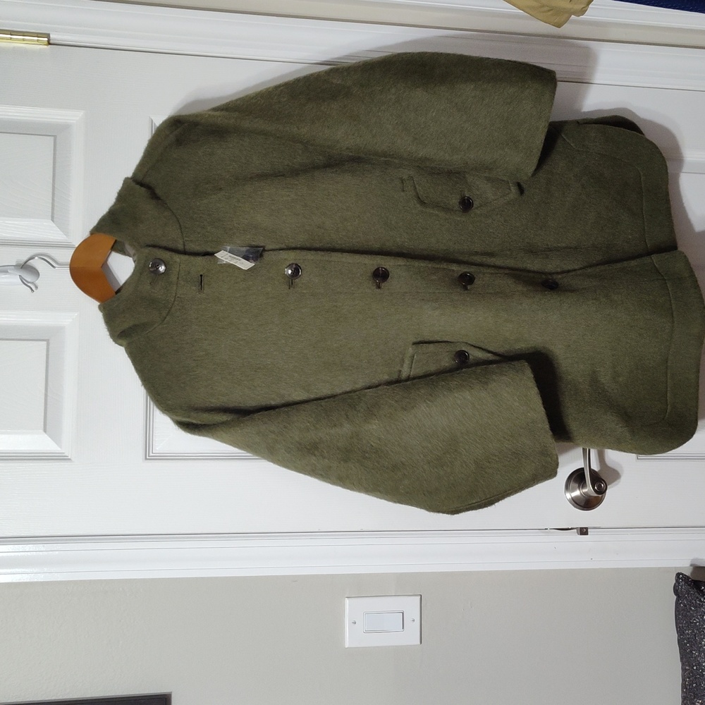 Madewell Hemford Poncho Mohair Coat - Picture 3 of 12